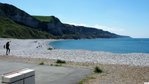 Plage par mar�e haute