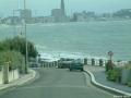descente sur le spot, sens unique vers le sud-ouest